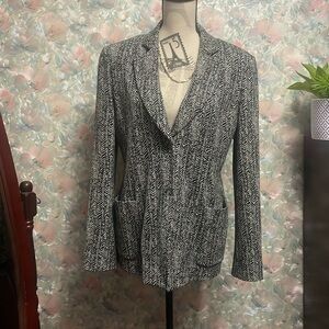 Armani Collezioni Tweed-Look Blazer